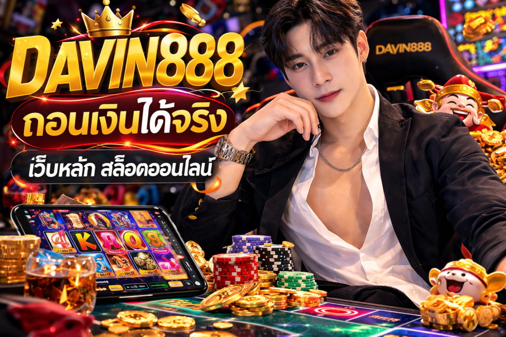 DAVIN888 ถอนเงินได้จริง เว็บหลัก สล็อตออนไลน์